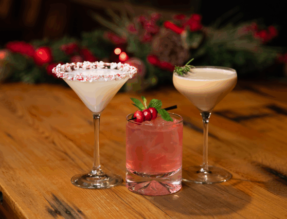 gentle ben holiday cocktail trio vodka bourbon gin gentle ben spirits holiday cocktails christmas and new years eve